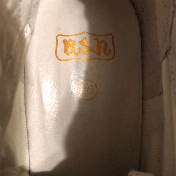 ASN white iridescent wedge sneaker - Picture 8 of 10